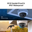 4MP Full-Color Dome Network Camera 